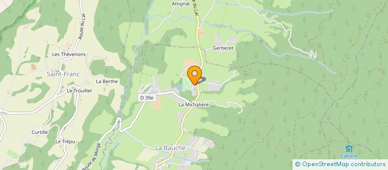 localisation de l'entreprise MONSIEUR FRANCOIS VUILLEMIN  LA BAUCHE