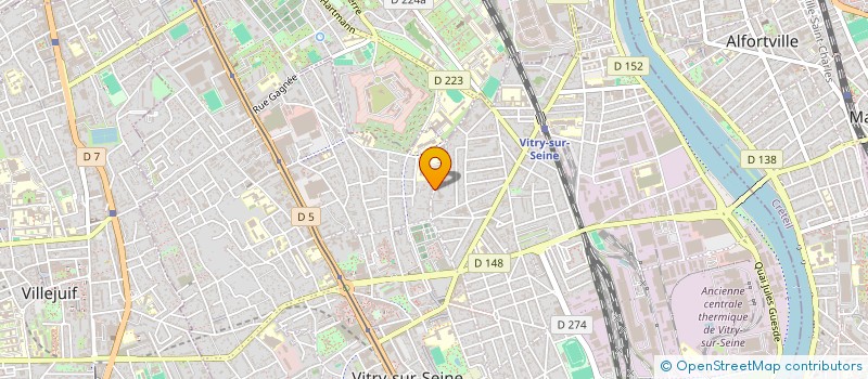 localisation de l'entreprise MONSIEUR FRANCOIS VUONG  VITRY-SUR-SEINE