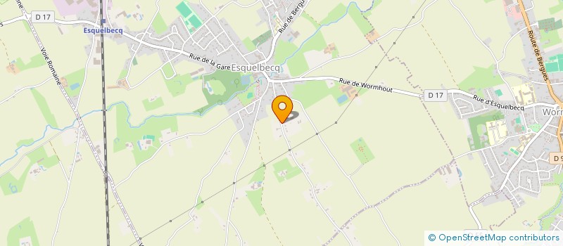 localisation de l'entreprise MONSIEUR FRANCOIS VUYLSTEKER  ESQUELBECQ