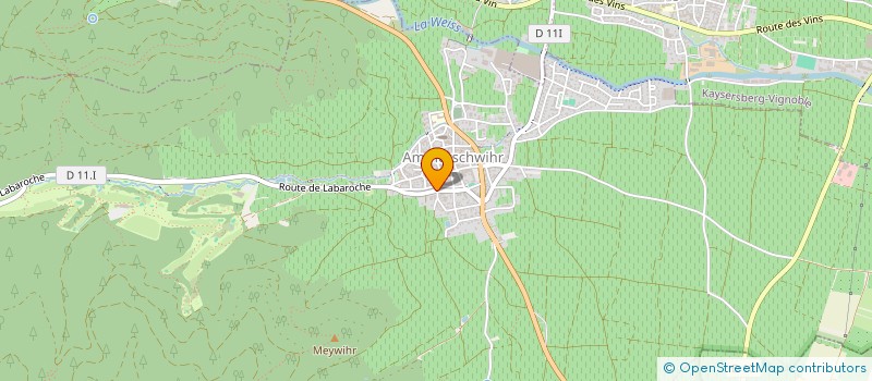 localisation de l'entreprise MONSIEUR FRANCOIS WAGNER  AMMERSCHWIHR