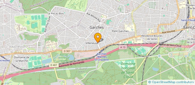 localisation de l'entreprise MONSIEUR FRANCOIS WAGNER à GARCHES