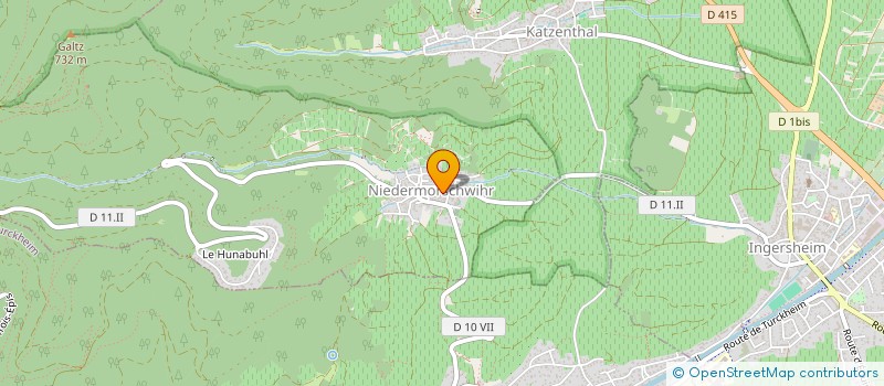 localisation de l'entreprise MONSIEUR FRANCOIS WALTHER  NIEDERMORSCHWIHR