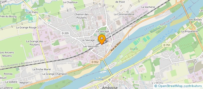 localisation de l'entreprise MONSIEUR FRANCOIS WAUQUIER  AMBOISE
