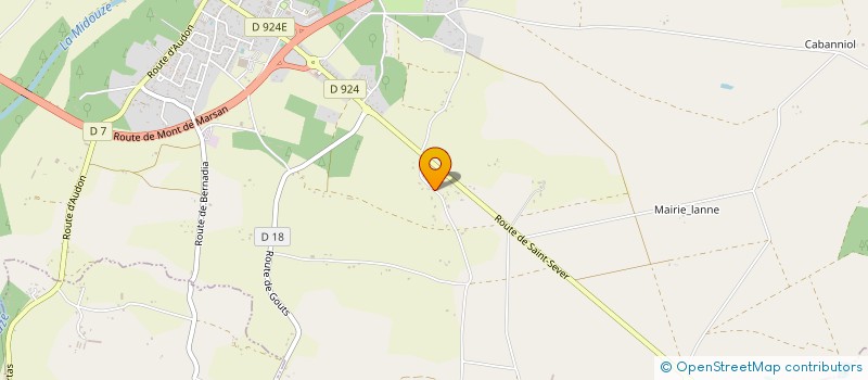 localisation de l'entreprise MONSIEUR FRANCOIS WEBER  TARTAS