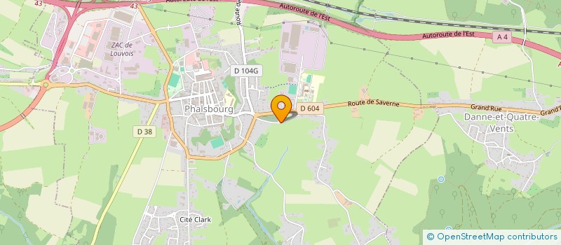 localisation de l'entreprise MONSIEUR FRANCOIS WEISS  PHALSBOURG