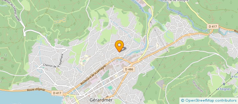 localisation de l'entreprise MONSIEUR FRANCOIS WIBER  GERARDMER