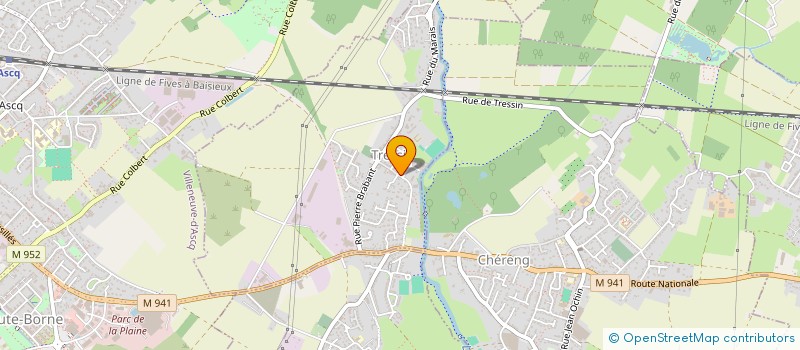 localisation de l'entreprise MONSIEUR FRANCOIS WILLOQUAUX  TRESSIN