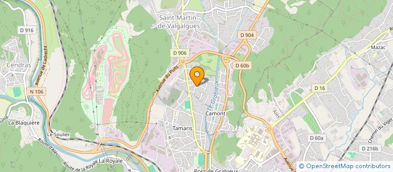 localisation de l'entreprise MONSIEUR FRANCOIS WINAUD-TUMBACH  SAINT-MARTIN-DE-VALGALGUES