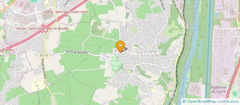 localisation de l'entreprise MONSIEUR FRANCOIS WINTERSTEIN  IRIGNY