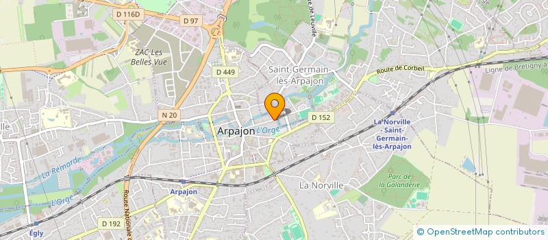 localisation de l'entreprise MONSIEUR FRANCOIS WOITIER  ARPAJON