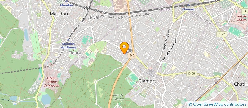 localisation de l'entreprise MONSIEUR FRANCOIS-XAVIER ARNAUD à CLAMART