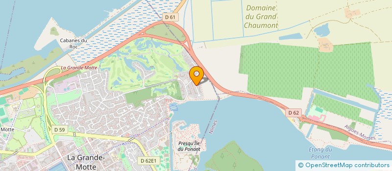 localisation de l'entreprise MONSIEUR FRANCOIS-XAVIER ARTIS  LA GRANDE-MOTTE