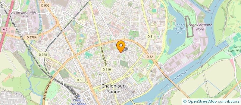 localisation de l'entreprise MONSIEUR FRANCOIS-XAVIER BAIZEAU à CHALON-SUR-SAONE