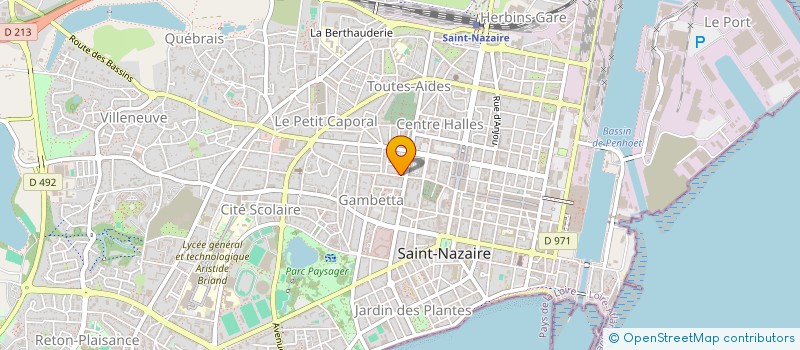 localisation de l'entreprise MONSIEUR FRANCOIS-XAVIER BARON à SAINT-NAZAIRE