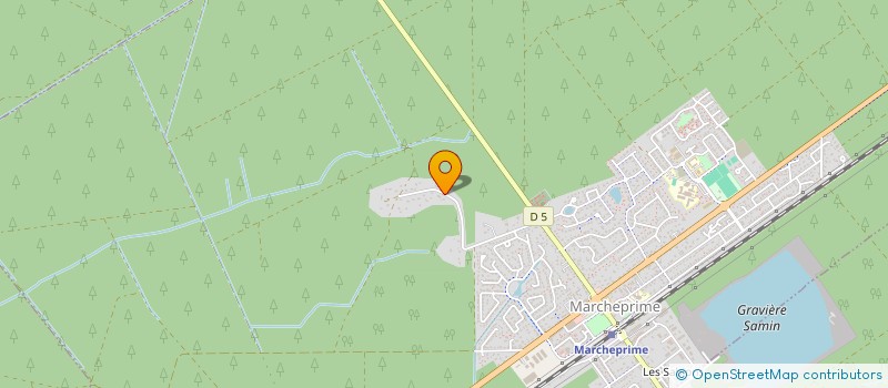 localisation de l'entreprise MONSIEUR FRANCOIS-XAVIER BLADIER  MARCHEPRIME