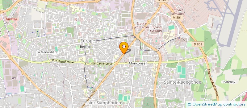 localisation de l'entreprise MONSIEUR FRANCOIS-XAVIER BOGARD  TOURS