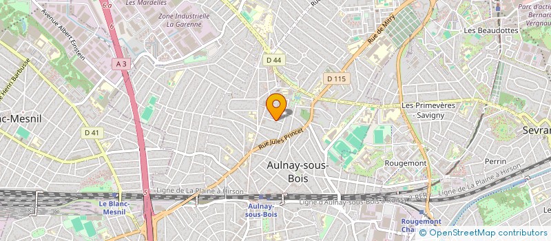 localisation de l'entreprise MONSIEUR FRANCOIS-XAVIER BOLLEN à AULNAY-SOUS-BOIS