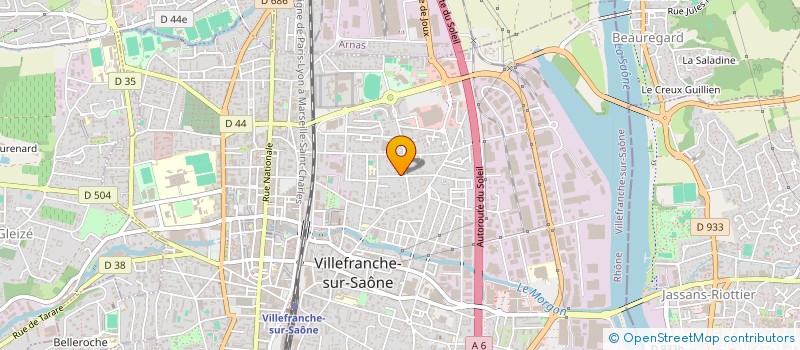 localisation de l'entreprise MONSIEUR FRANCOIS XAVIER BOUCQUIAUX  VILLEFRANCHE-SUR-SAONE