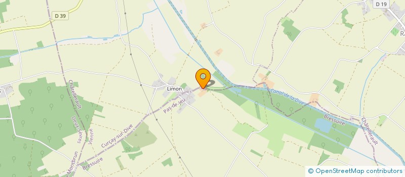 localisation de l'entreprise MONSIEUR FRANCOIS-XAVIER BOUDIER  CURCAY-SUR-DIVE