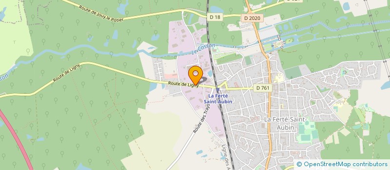 localisation de l'entreprise MONSIEUR FRANCOIS-XAVIER BRAULT  LA FERTE-SAINT-AUBIN