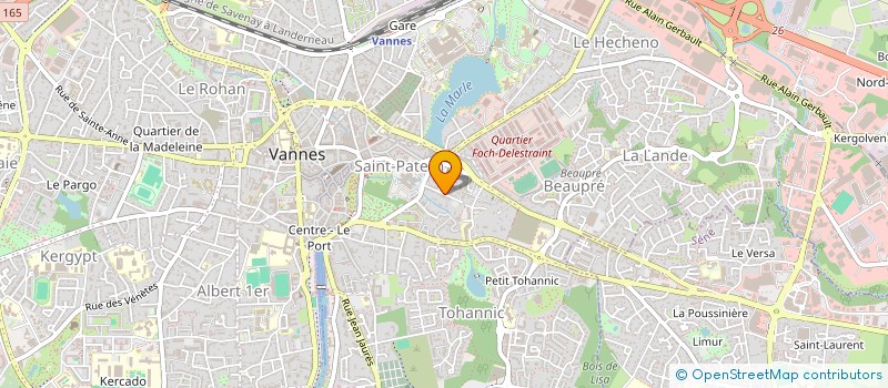 localisation de l'entreprise MONSIEUR FRANCOIS-XAVIER BROD à VANNES
