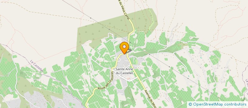 localisation de l'entreprise MONSIEUR FRANCOIS-XAVIER BRONGNIART  LE CASTELLET