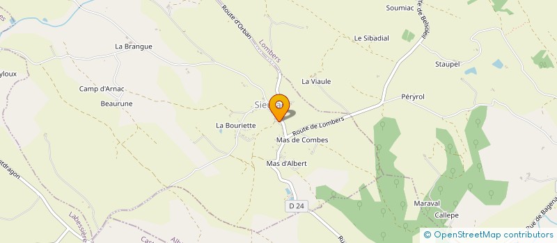 localisation de l'entreprise MONSIEUR FRANCOIS-XAVIER CAMMAS  LOMBERS