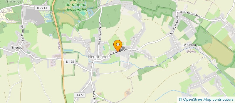 localisation de l'entreprise MONSIEUR FRANCOIS XAVIER CARON  HEURINGHEM