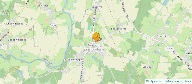 localisation de l'entreprise MONSIEUR FRANCOIS-XAVIER CHENEVAT à MONTAGNY-PRES-LOUHANS