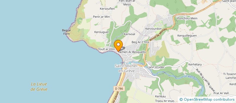 localisation de l'entreprise MONSIEUR FRANCOIS-XAVIER COUPPE  TREDREZ-LOCQUEMEAU