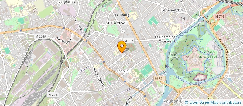 localisation de l'entreprise MONSIEUR FRANCOIS-XAVIER DANCHIN AMAMOU à LAMBERSART