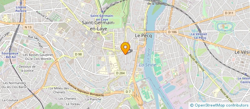 localisation de l'entreprise MONSIEUR FRANCOIS-XAVIER DARGE  LE PECQ