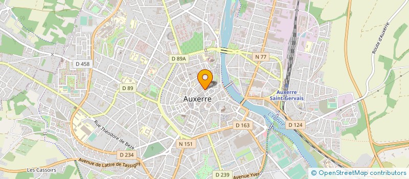 localisation de l'entreprise MONSIEUR FRANCOIS XAVIER DAUTREY à AUXERRE