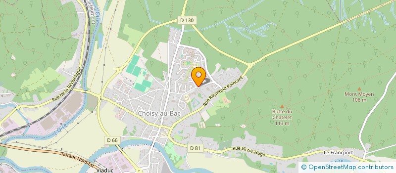 localisation de l'entreprise MONSIEUR FRANCOIS-XAVIER DE COLNET  CHOISY-AU-BAC