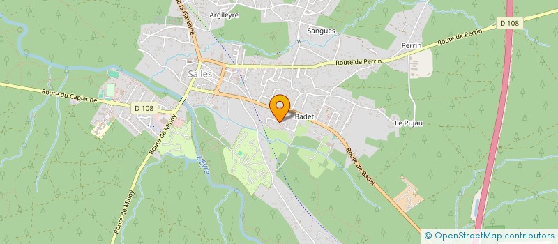 localisation de l'entreprise MONSIEUR FRANCOIS XAVIER DE TURENNE à SALLES