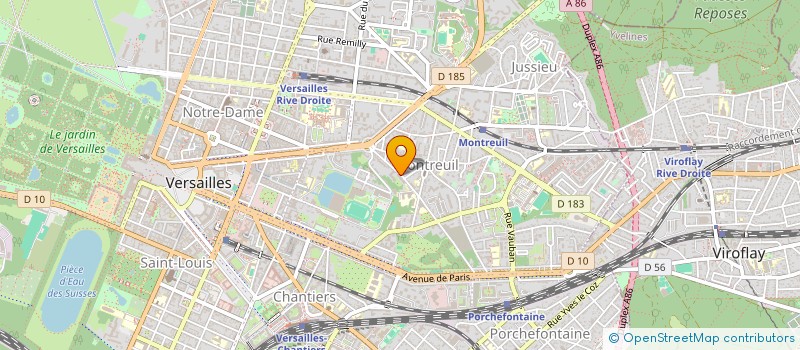 localisation de l'entreprise MONSIEUR FRANCOIS-XAVIER DEBEAUPTE à VERSAILLES