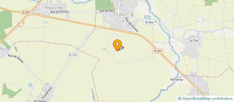 localisation de l'entreprise MONSIEUR FRANCOIS-XAVIER DECHAMPS  TOUQUIN