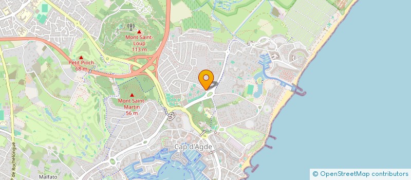 localisation de l'entreprise MONSIEUR FRANCOIS XAVIER DONGUY  AGDE