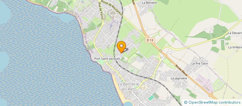 localisation de l'entreprise MONSIEUR FRANCOIS-XAVIER DURANCE  LA BERNERIE-EN-RETZ