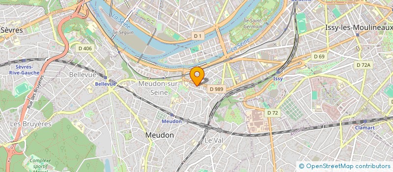 localisation de l'entreprise MONSIEUR FRANCOIS-XAVIER FEVRAT  MEUDON