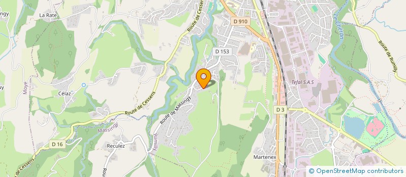 localisation de l'entreprise MONSIEUR FRANCOIS-XAVIER GUILLOIS  RUMILLY