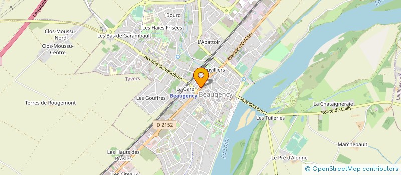 localisation de l'entreprise MONSIEUR FRANCOIS-XAVIER HAMON à BEAUGENCY