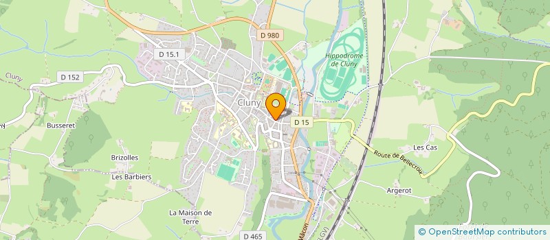 localisation de l'entreprise MONSIEUR FRANCOIS-XAVIER HUARD  CLUNY