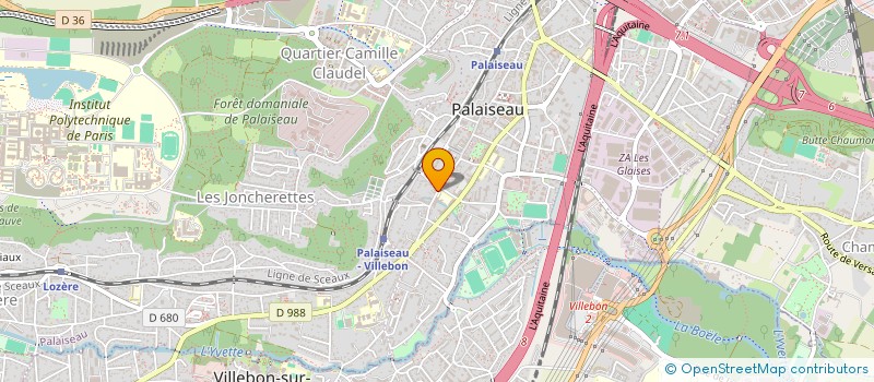 localisation de l'entreprise MONSIEUR FRANCOIS XAVIER JACOB  PALAISEAU