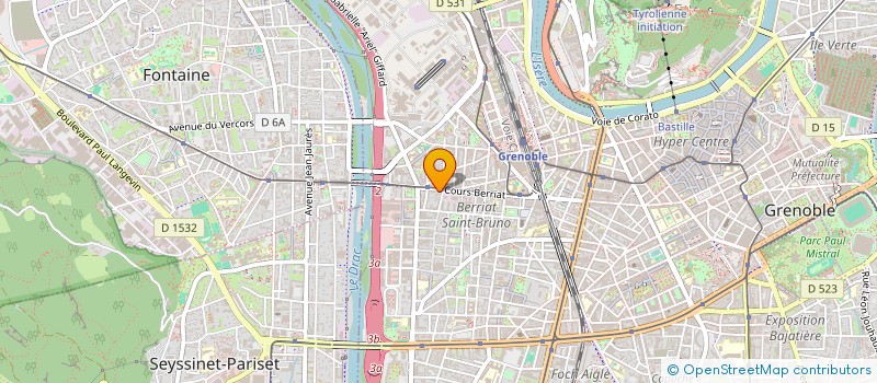 localisation de l'entreprise MONSIEUR FRANCOIS-XAVIER LAPIERRE  GRENOBLE