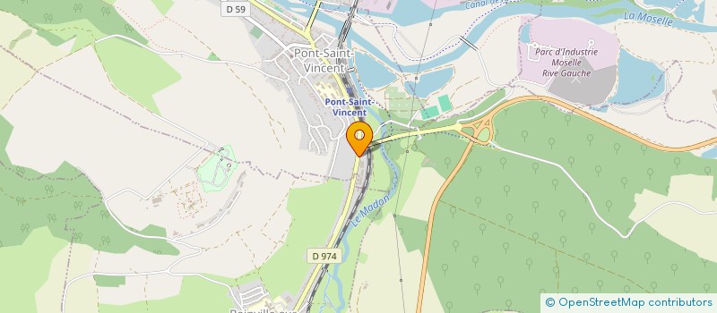 localisation de l'entreprise MONSIEUR FRANCOIS-XAVIER LAURENCOT  PONT-SAINT-VINCENT