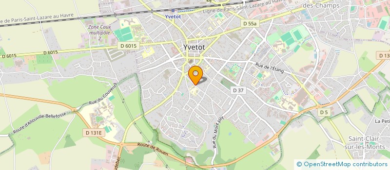 localisation de l'entreprise MONSIEUR FRANCOIS-XAVIER LE BARBE à YVETOT