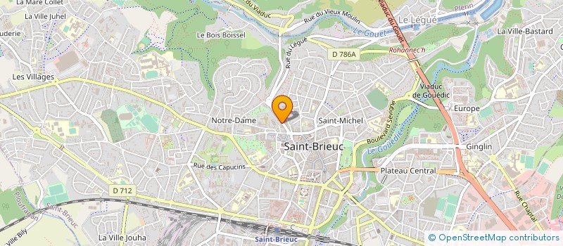 localisation de l'entreprise MONSIEUR FRANCOIS-XAVIER LE BRETON à SAINT-BRIEUC