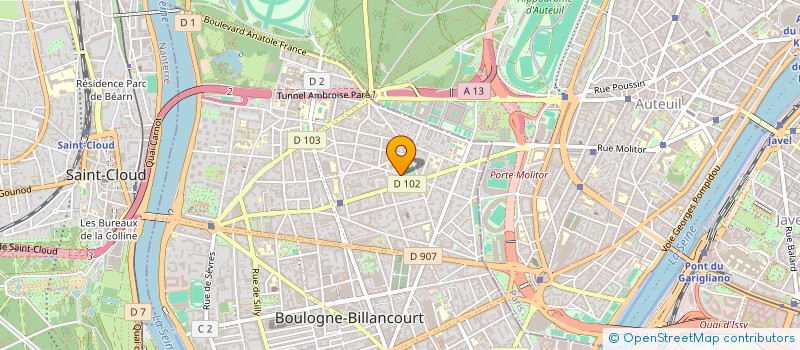 localisation de l'entreprise MONSIEUR FRANCOIS-XAVIER LEFEBVRE à BOULOGNE-BILLANCOURT
