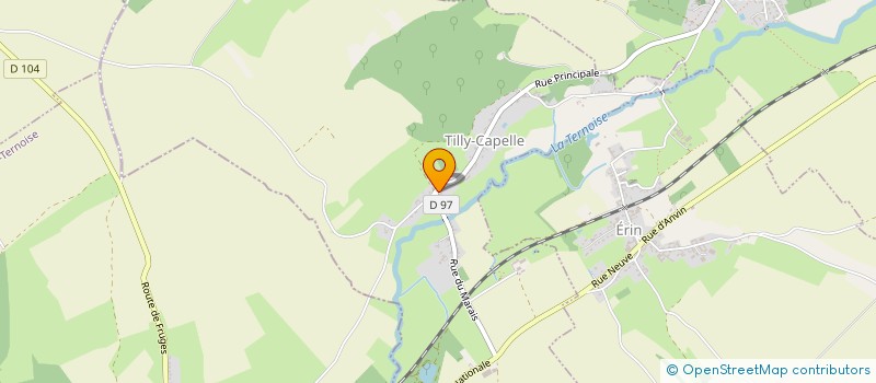 localisation de l'entreprise MONSIEUR FRANCOIS-XAVIER LELEU  TILLY-CAPELLE
